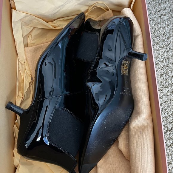 ACNE STUDIOS Kity Patent Ankle Boot - Picture 2 of 5